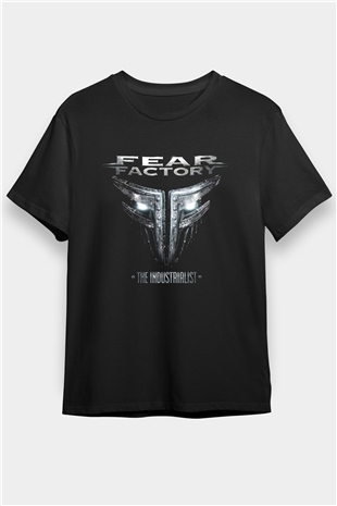 Fear Factory Siyah Unisex Tişört T-Shirt - TişörtFabrikası