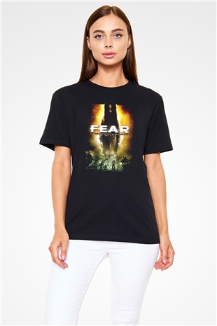 Fear Siyah Unisex Tişört T-Shirt