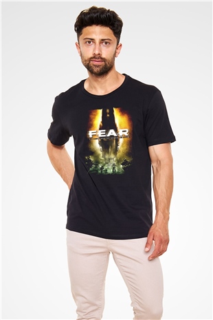 Fear Siyah Unisex Tişört T-Shirt