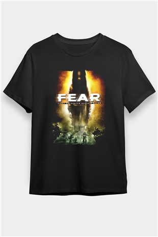 Fear Siyah Unisex Tişört T-Shirt