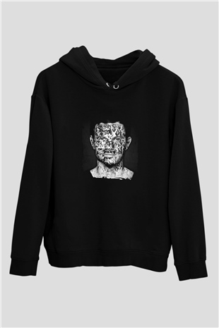 Fedde Le Grand Baskılı Unisex Siyah Hoodie