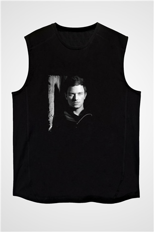 Fedde Le Grand Baskılı Unisex Siyah Kolsuz Tişört