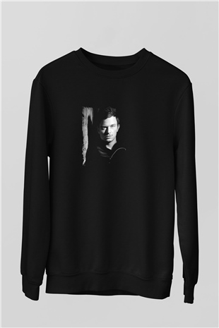 Fedde Le Grand Baskılı Unisex Siyah Sweatshirt