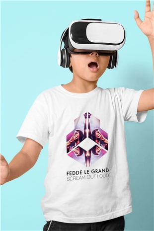 Fedde Le Grand Beyaz Unisex Çocuk Tişört