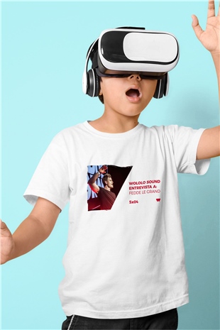 Fedde Le Grand Beyaz Unisex Çocuk Tişört