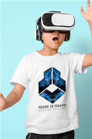 Fedde Le Grand Beyaz Unisex Çocuk Tişört