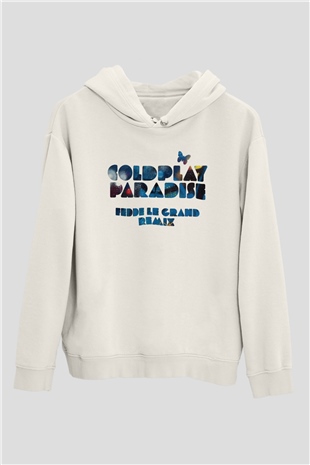 Fedde Le Grand Beyaz Unisex Kapüşonlu Sweatshirt
