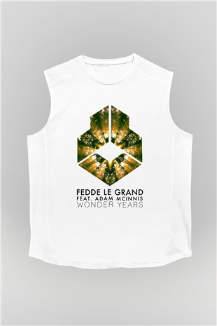 Fedde Le Grand Beyaz Unisex Kolsuz Tişört