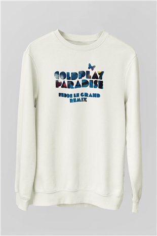Fedde Le Grand Beyaz Unisex Sweatshirt
