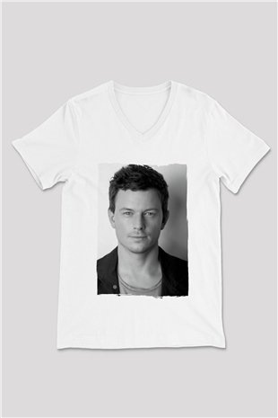 Fedde Le Grand Beyaz Unisex V Yaka Tişört