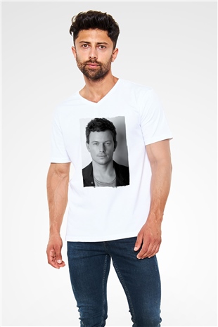 Fedde Le Grand Beyaz Unisex V Yaka Tişört