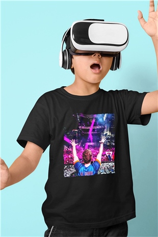 Fedde Le Grand Siyah Unisex Çocuk Tişört