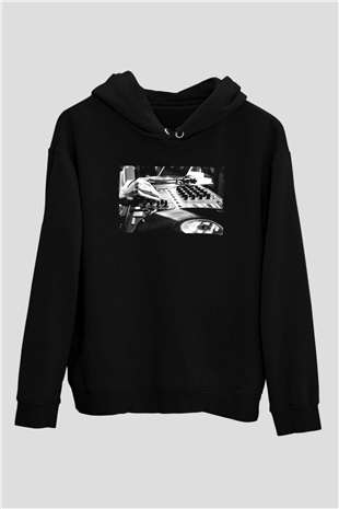 Fedde Le Grand Siyah Unisex Kapüşonlu Sweatshirt