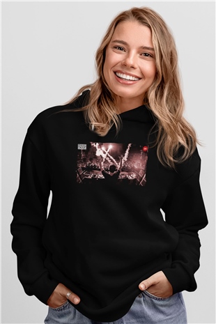 Fedde Le Grand Siyah Unisex Kapüşonlu Sweatshirt