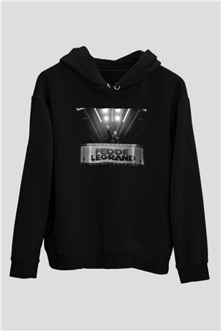 Fedde Le Grand Siyah Unisex Kapüşonlu Sweatshirt