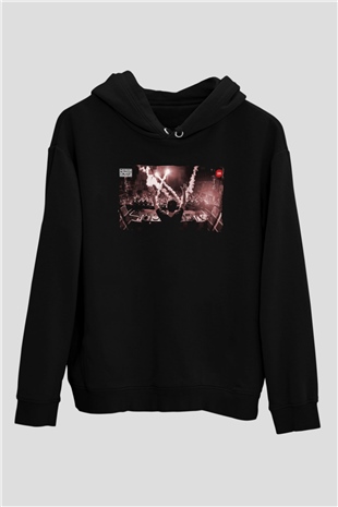 Fedde Le Grand Siyah Unisex Kapüşonlu Sweatshirt