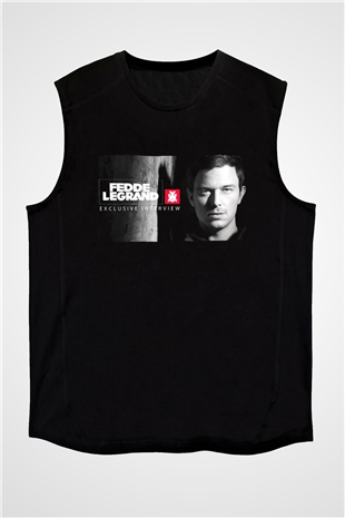 Fedde Le Grand Siyah Unisex Kolsuz Tişört