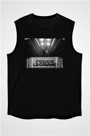 Fedde Le Grand Siyah Unisex Kolsuz Tişört