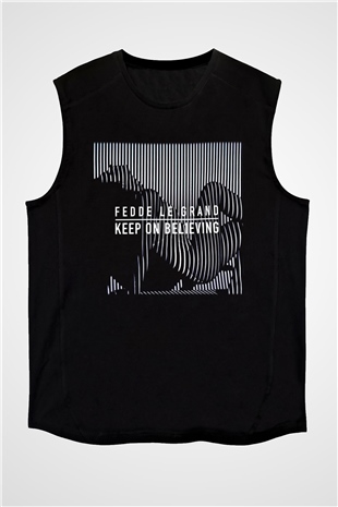 Fedde Le Grand Siyah Unisex Kolsuz Tişört