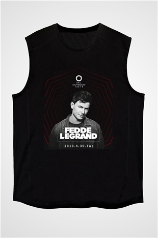 Fedde Le Grand Siyah Unisex Kolsuz Tişört
