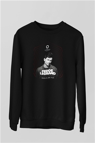 Fedde Le Grand Siyah Unisex Sweatshirt