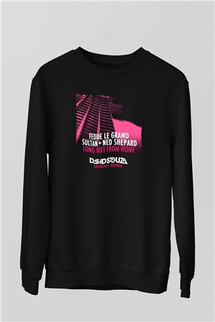 Fedde Le Grand Siyah Unisex Sweatshirt