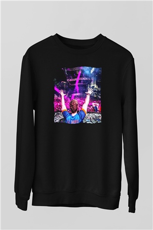 Fedde Le Grand Siyah Unisex Sweatshirt