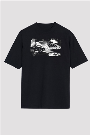 Fedde Le Grand Siyah Oversize Tişört Oversize T-shirt - TişörtFabrikası