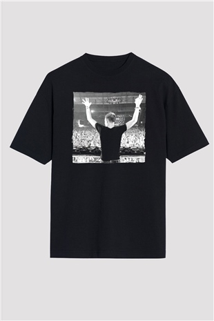 Fedde Le Grand Siyah Oversize Tişört Oversize T-shirt - TişörtFabrikası