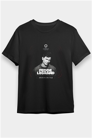 Fedde Le Grand Siyah Unisex Tişört T-Shirt - TişörtFabrikası