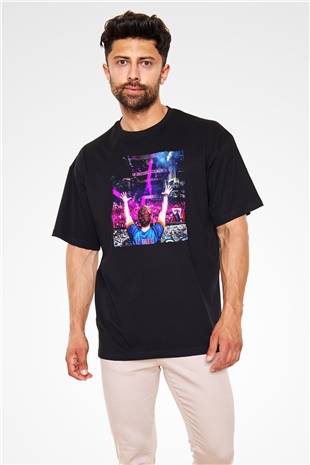 Fedde Le Grand Siyah Oversize Tişört Oversize T-shirt - TişörtFabrikası
