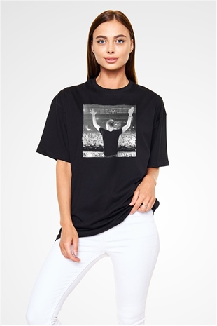 Fedde Le Grand Siyah Oversize Tişört Oversize T-shirt - TişörtFabrikası