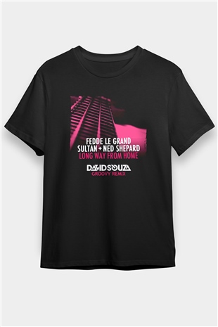 Fedde Le Grand Siyah Unisex Tişört T-Shirt - TişörtFabrikası