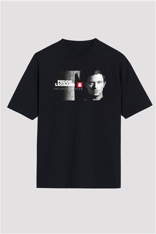 Fedde Le Grand Siyah Oversize Tişört Oversize T-shirt - TişörtFabrikası