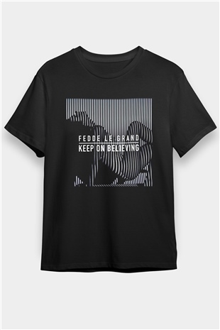 Fedde Le Grand Siyah Unisex Tişört T-Shirt - TişörtFabrikası