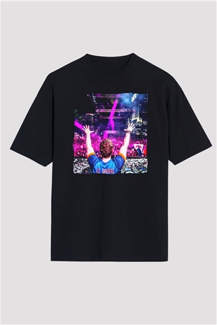 Fedde Le Grand Siyah Oversize Tişört Oversize T-shirt - TişörtFabrikası