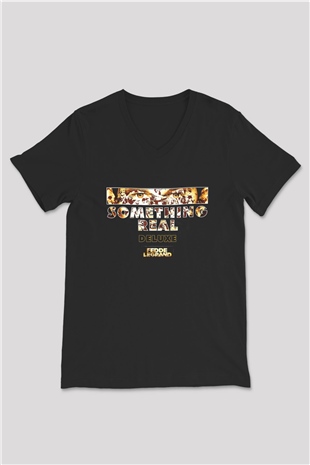 Fedde Le Grand Siyah Unisex V Yaka Tişört