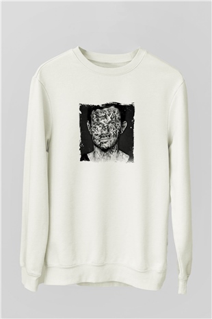 Fedde Le GrandBaskılı Beyaz Sweatshirt