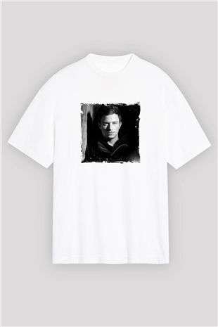 Fedde Le GrandBaskılı Beyaz Oversize Tişört