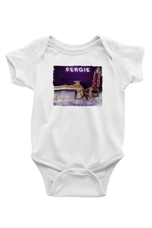 Fergie Beyaz Bebek Body - Zıbın