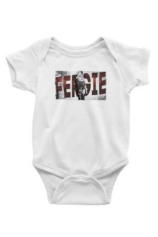 Fergie Beyaz Bebek Body - Zıbın