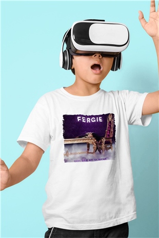 Fergie Beyaz Unisex Çocuk Tişört