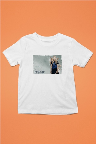 Fergie Beyaz Unisex Çocuk Tişört