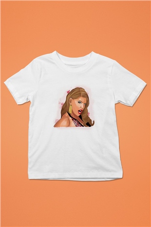 Fergie Beyaz Unisex Çocuk Tişört