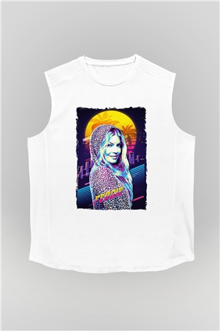 Fergie Beyaz Unisex Kolsuz Tişört