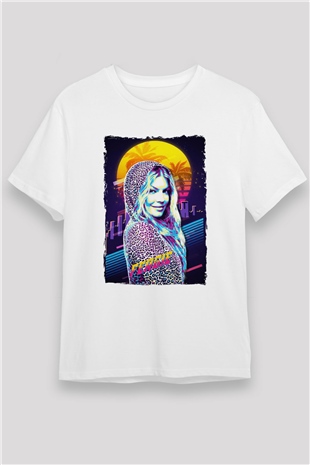 Fergie Beyaz Unisex Tişört T-Shirt - TişörtFabrikası