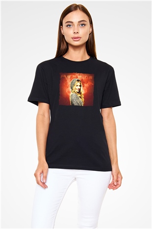Fergie Siyah Unisex Tişört T-Shirt - TişörtFabrikası