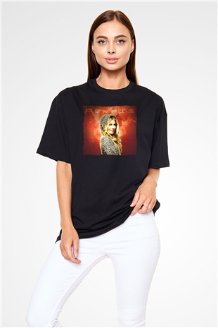 Fergie Siyah Oversize Tişört Oversize T-shirt - TişörtFabrikası