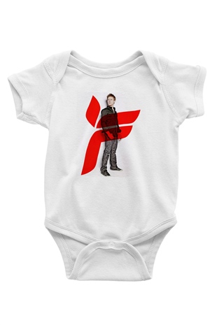 Ferry Corsten Beyaz Bebek Body - Zıbın