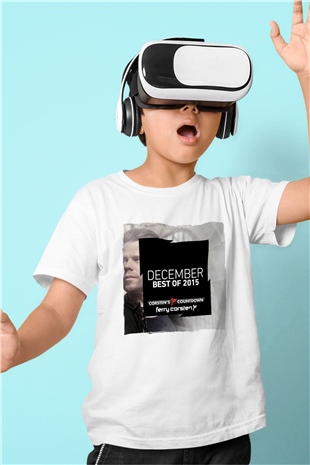 Ferry Corsten Beyaz Unisex Çocuk Tişört
